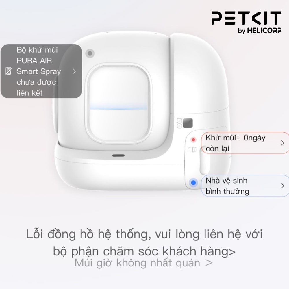 Dịch vụ sửa máy dọn phân mèo PETKIT