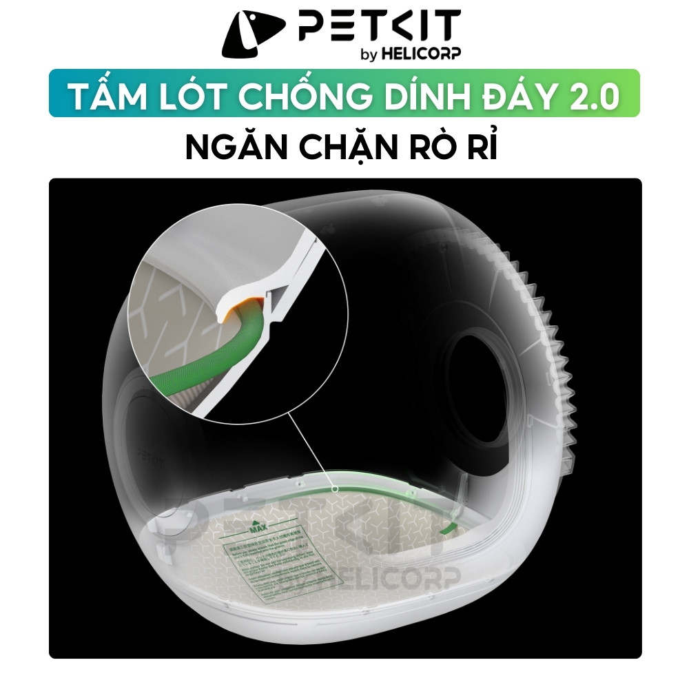 Tấm lót đáy chống dính, chống rò rỉ 2.0