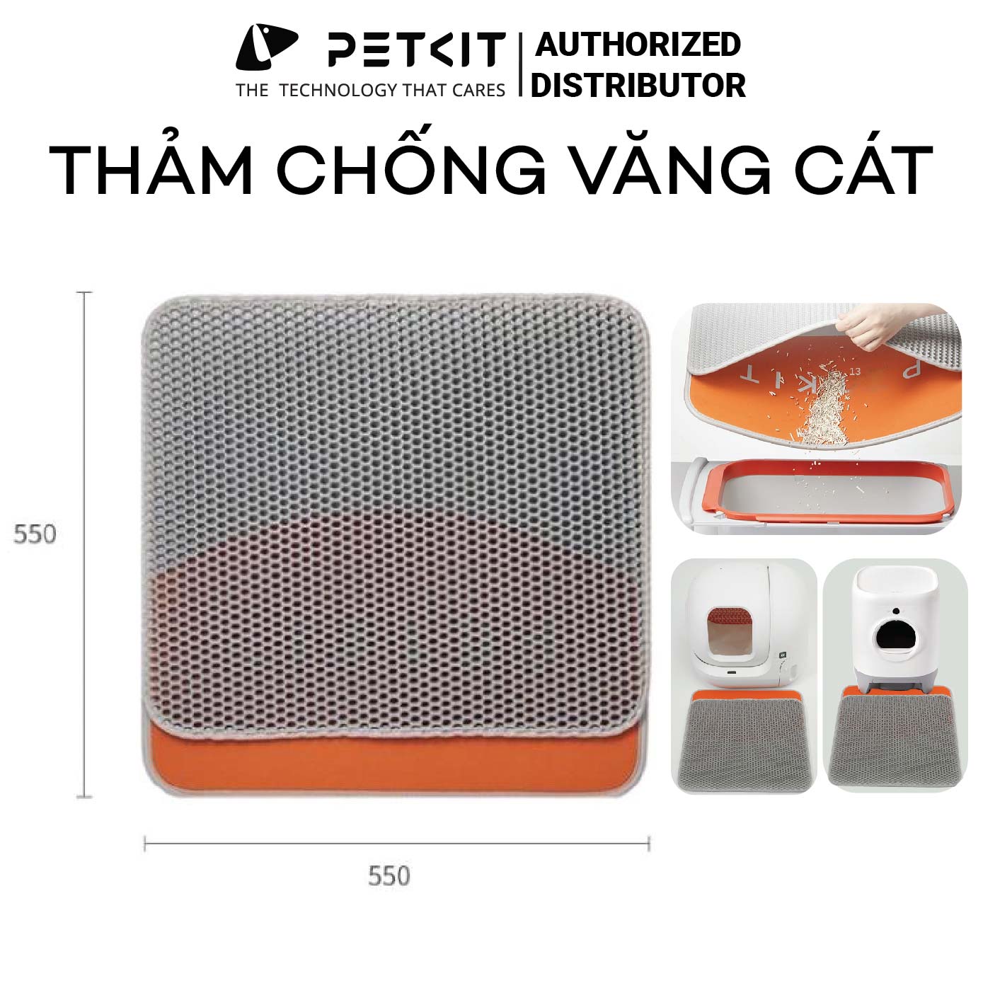 Thảm hứng cát mèo Petkit