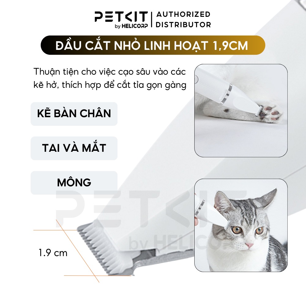 Tông đơ cắt lông chó mèo Petkit 2in1 Pro
