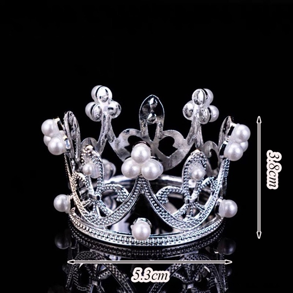 Vương Miện 5cm BẠC - nhựa (cái)