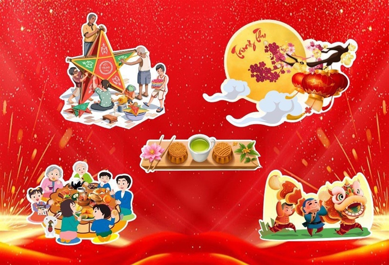 Thẻ Trung Thu Sum Vầy - sét