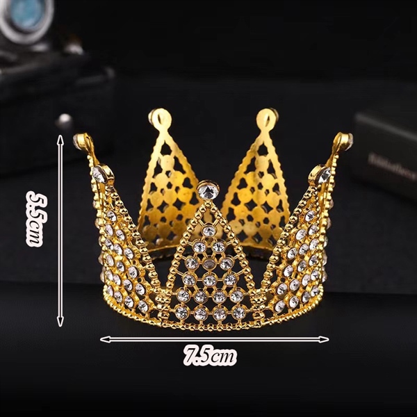 Vương Miện 7 Cánh VÀNG - nhựa (cái)