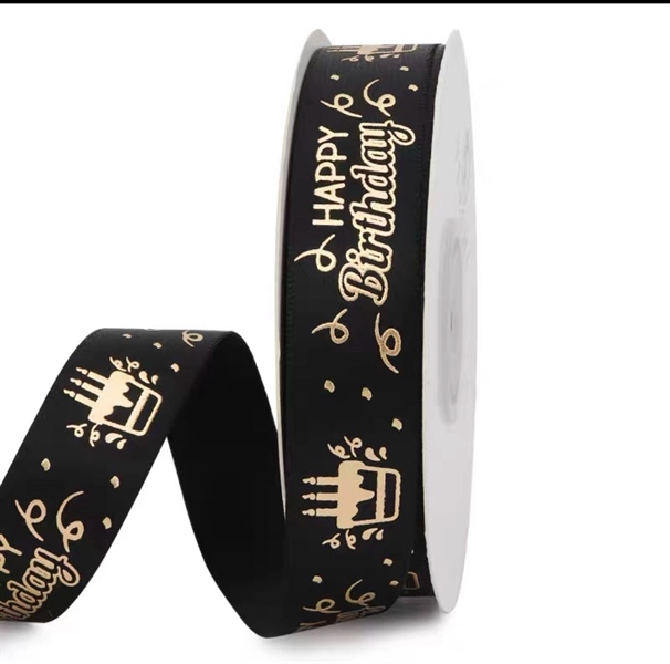 Ruy Băng HPBD Nhũ Có Hình Bánh (2,5cm x 22m)