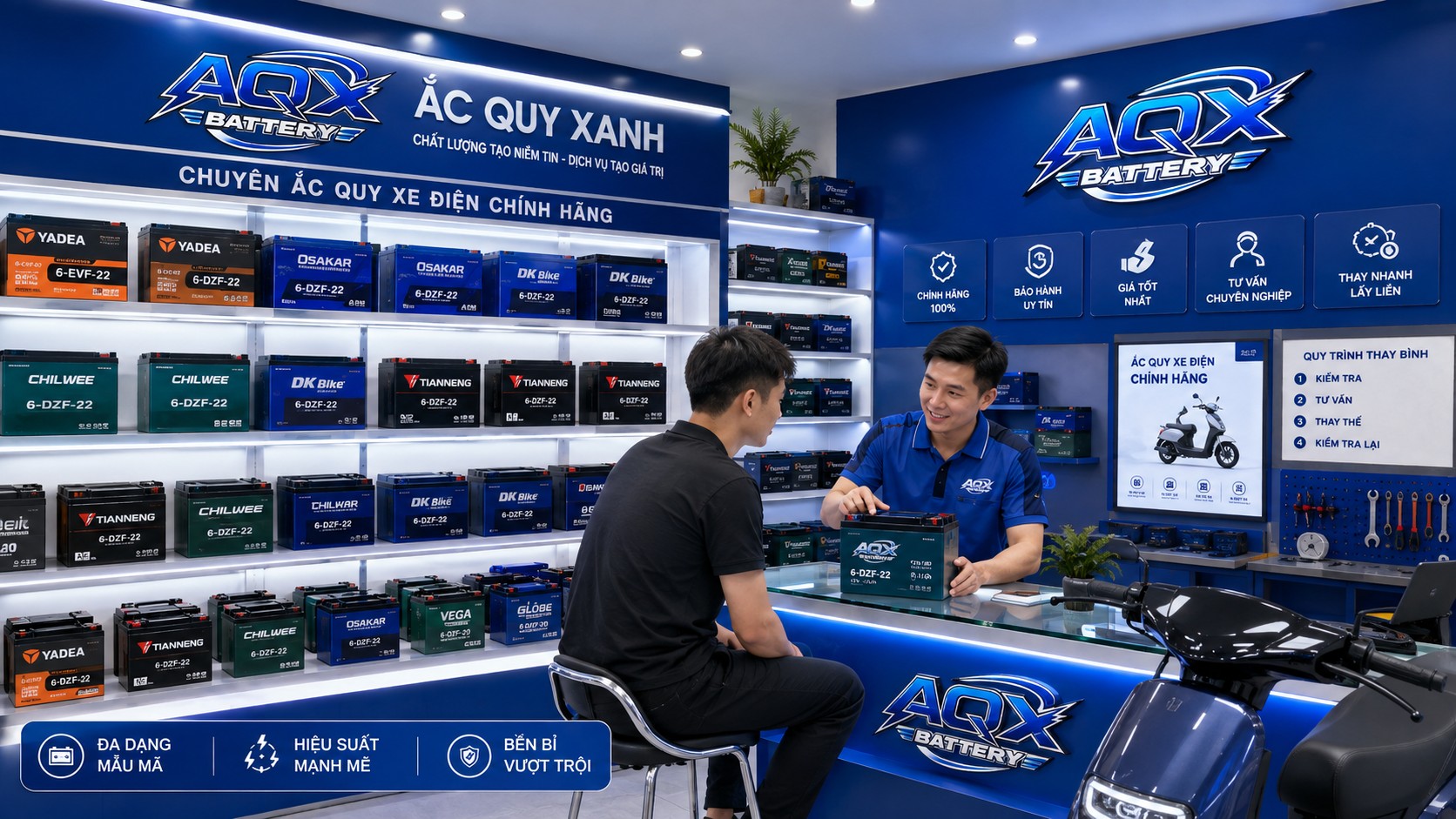 Xu Hướng Chọn Ắc Quy Xe Điện Chính Hãng Ngày Càng Được Người Tiêu Dùng Quan Tâm