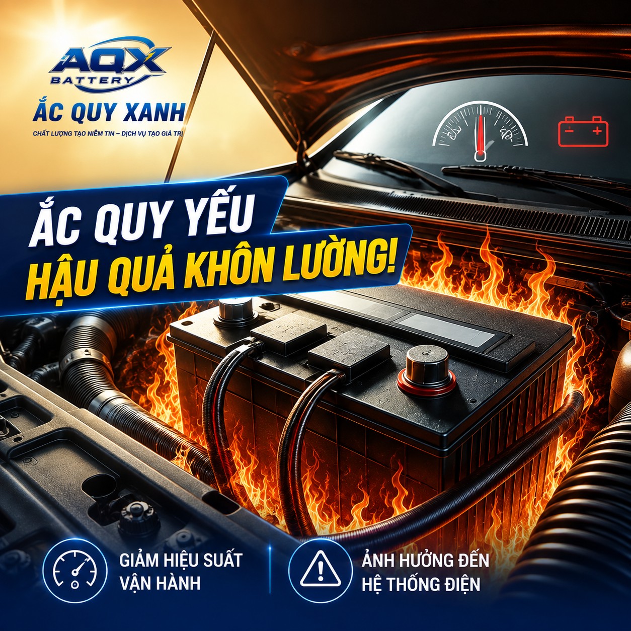 ẮC QUY Ô TÔ MÙA NẮNG NÓNG: VÌ SAO CHỦ XE NÊN KIỂM TRA SỚM?