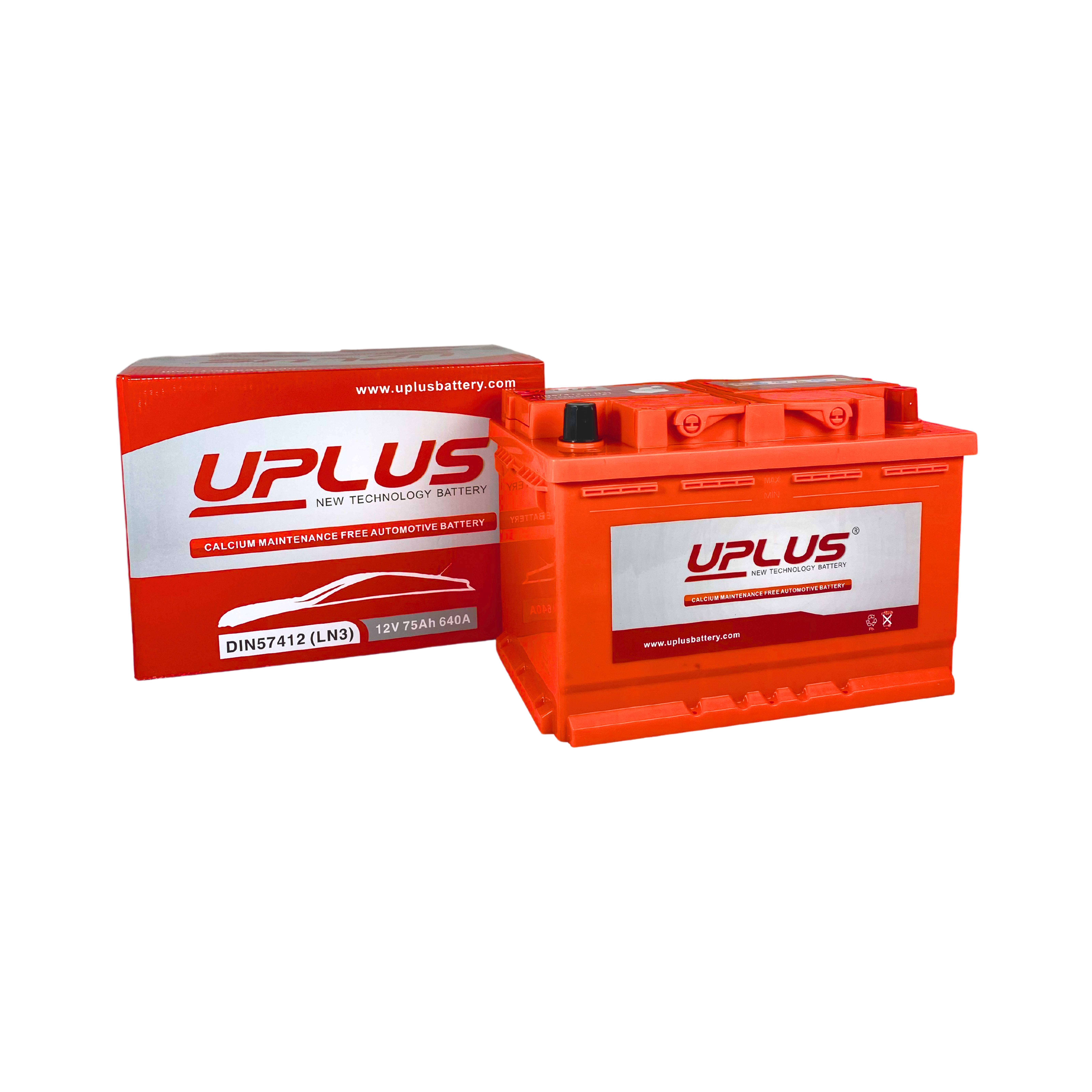 Ắc quy ô tô UPLUS DIN57412 (LN3) 75AH