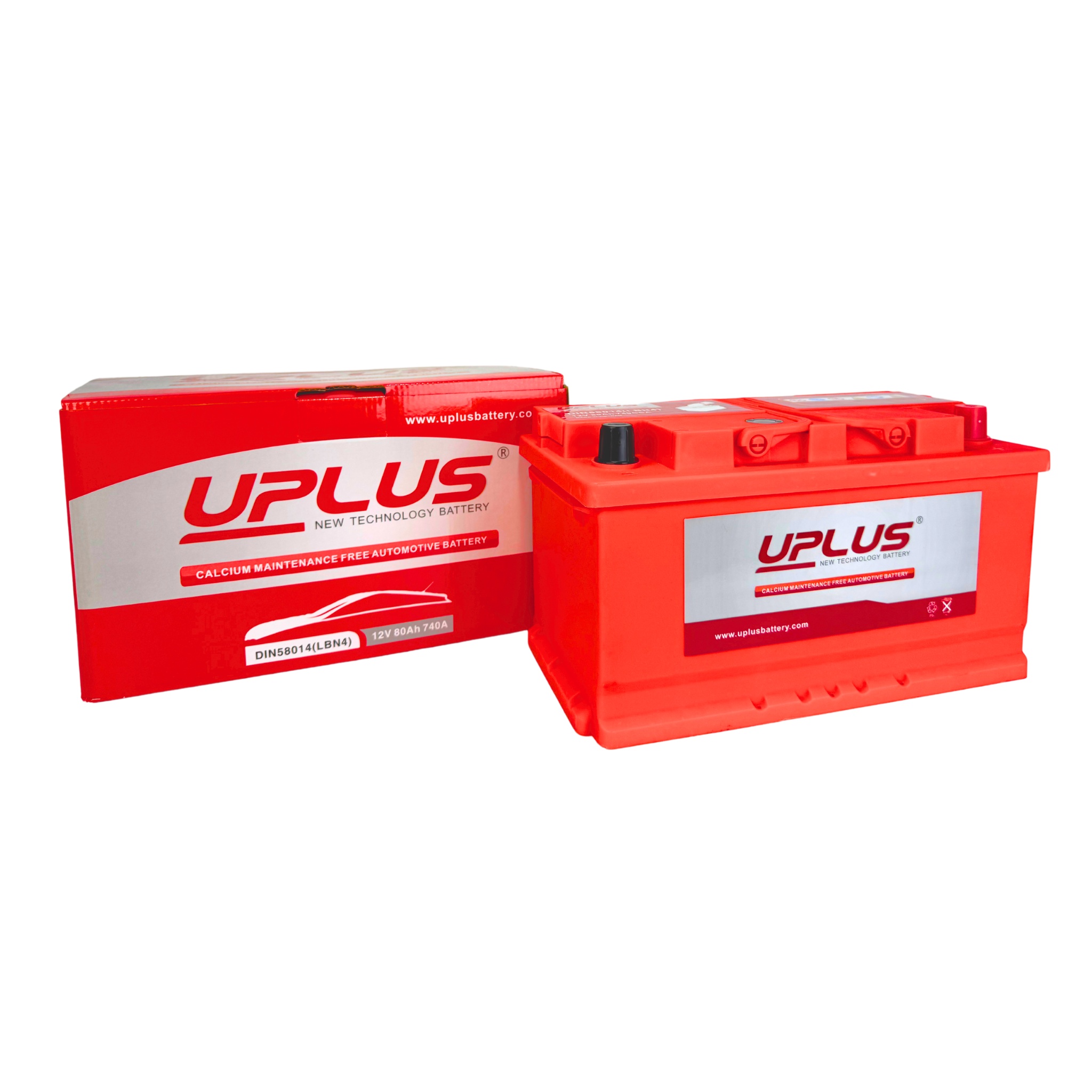 Ắc quy ô tô UPLUS DIN58014 (LBN4) 80AH