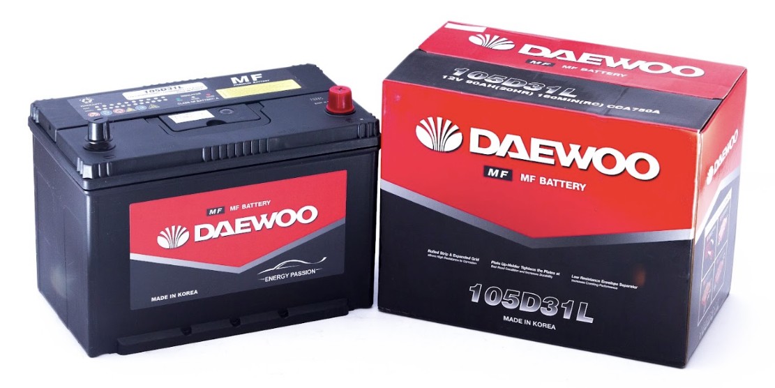 ẮC QUY DAEWOO Ô TÔ 105D31L