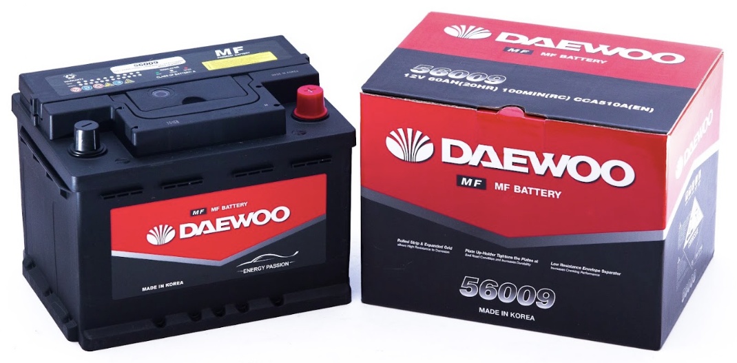 ẮC QUY DAEWOO Ô TÔ DIN 56009