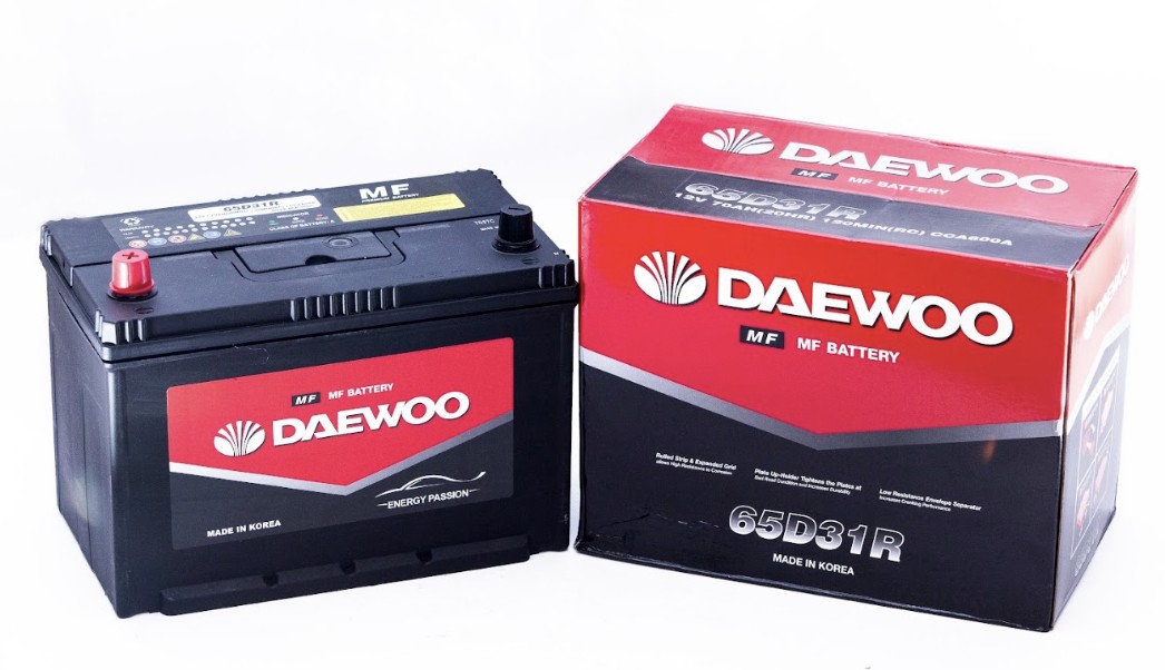 ẮC QUY Ô TÔ DAEWOO 65D31R