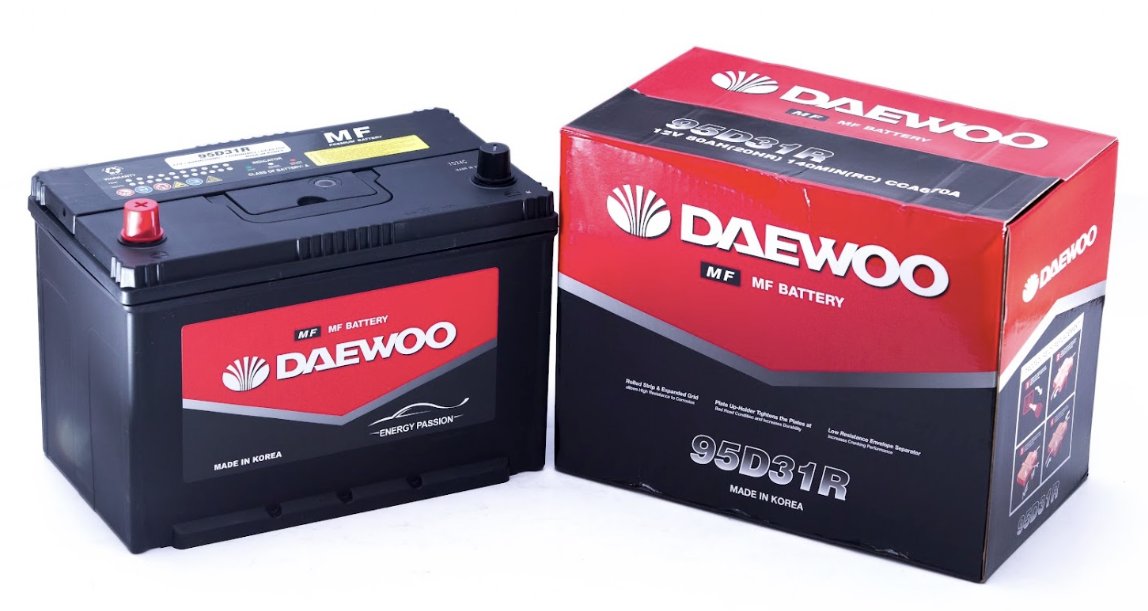 ẮC QUY DAEWOO Ô TÔ 95D31R