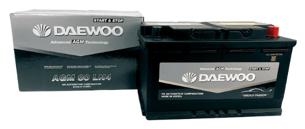ẮC QUY DAEWOO Ô TÔ AGM 80