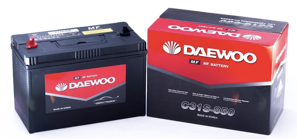 ẮC QUY DAEWOO Ô TÔ C31S 850