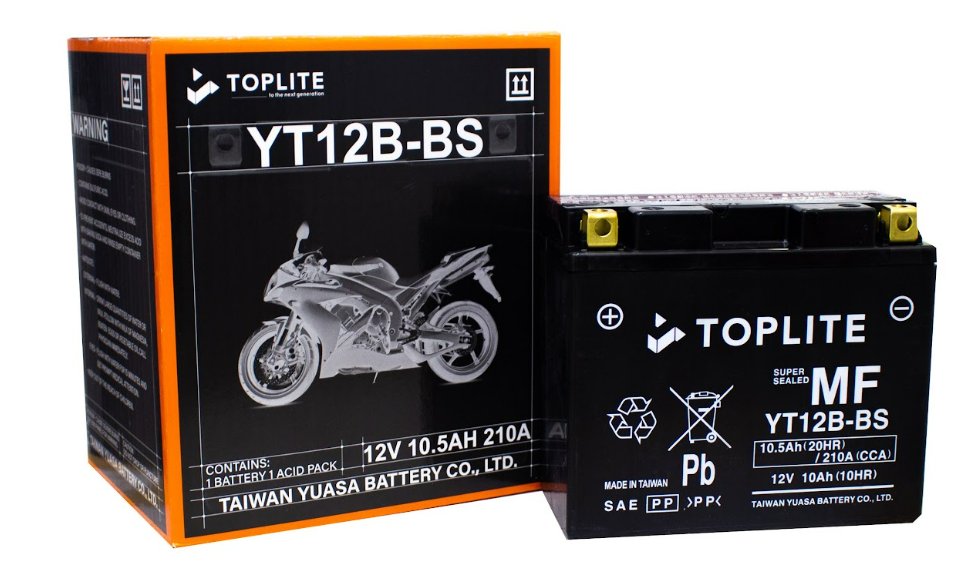 ẮC QUY TOPLITE XE MÁY & PKL YT12B