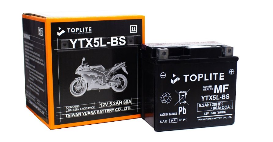 ẮC QUY TOPLITE XE MÁY & PKL YTX5L