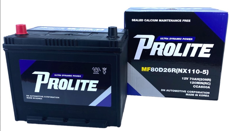 ẮC QUY PROLITE Ô TÔ 80D26R