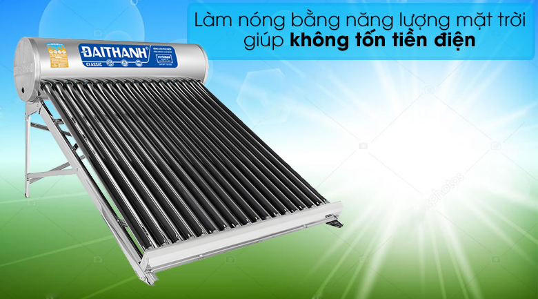 So sánh 2 loại máy nước nóng năng lượng mặt trời và máy nước nóng điện