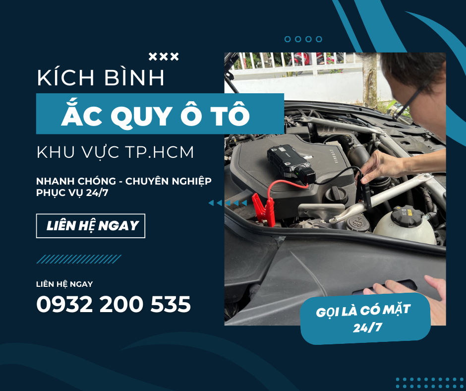 Kích bình - Câu Bình - Thay Bình Ắc Quy Ô Tô TPHCM 24/24