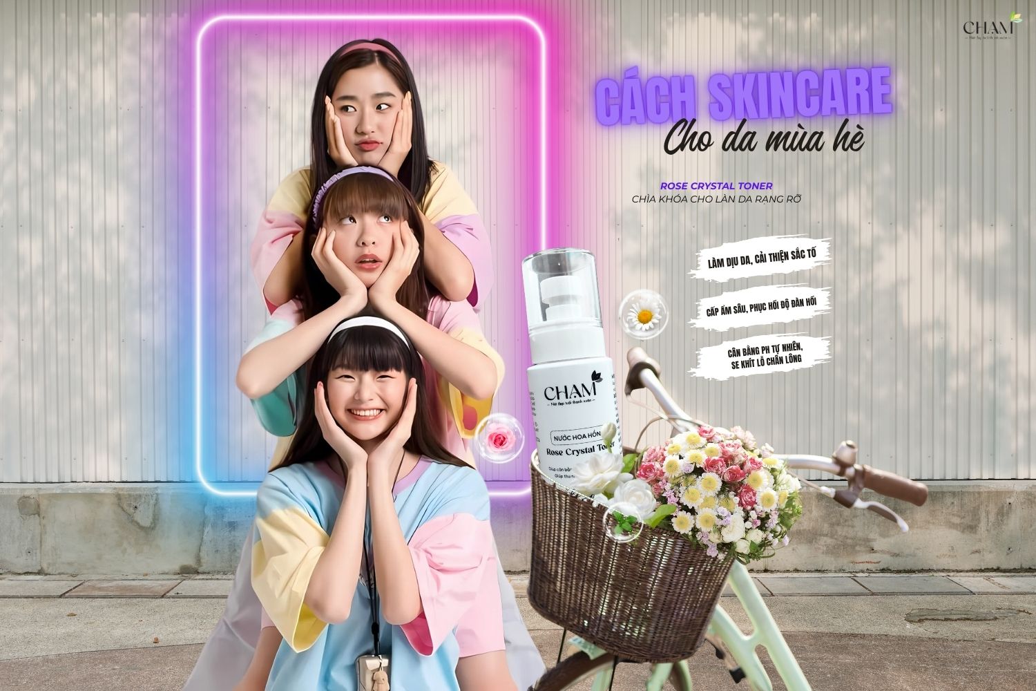 Cách skincare mùa hè cho làn da tươi mát, rạng rỡ