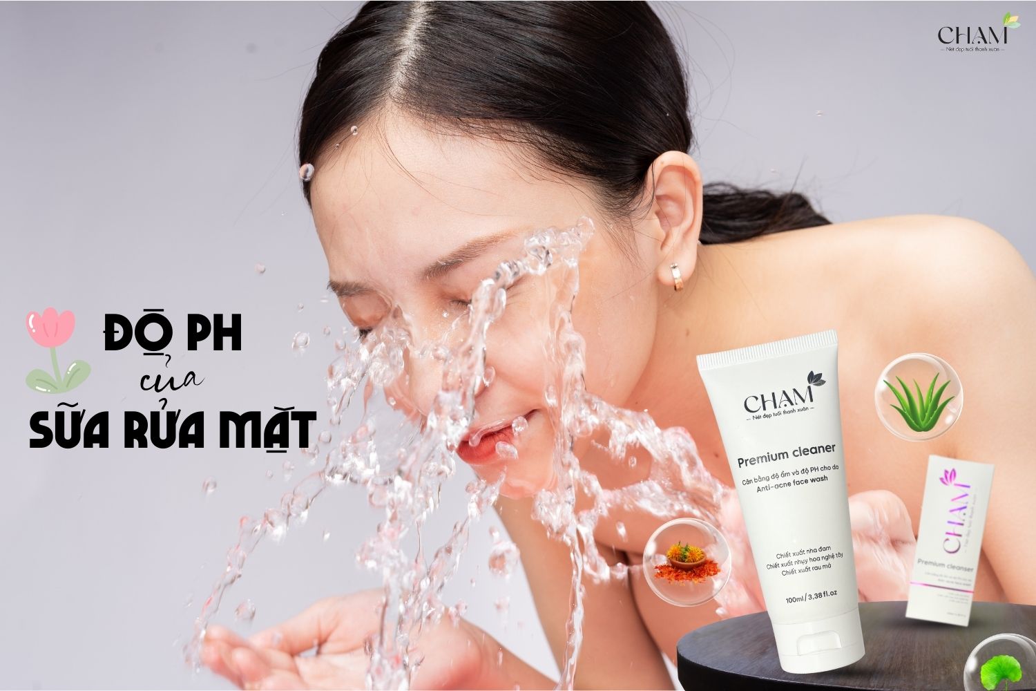 Độ pH là gì? Độ pH của sữa rửa mặt bao nhiêu là tốt cho làn da?