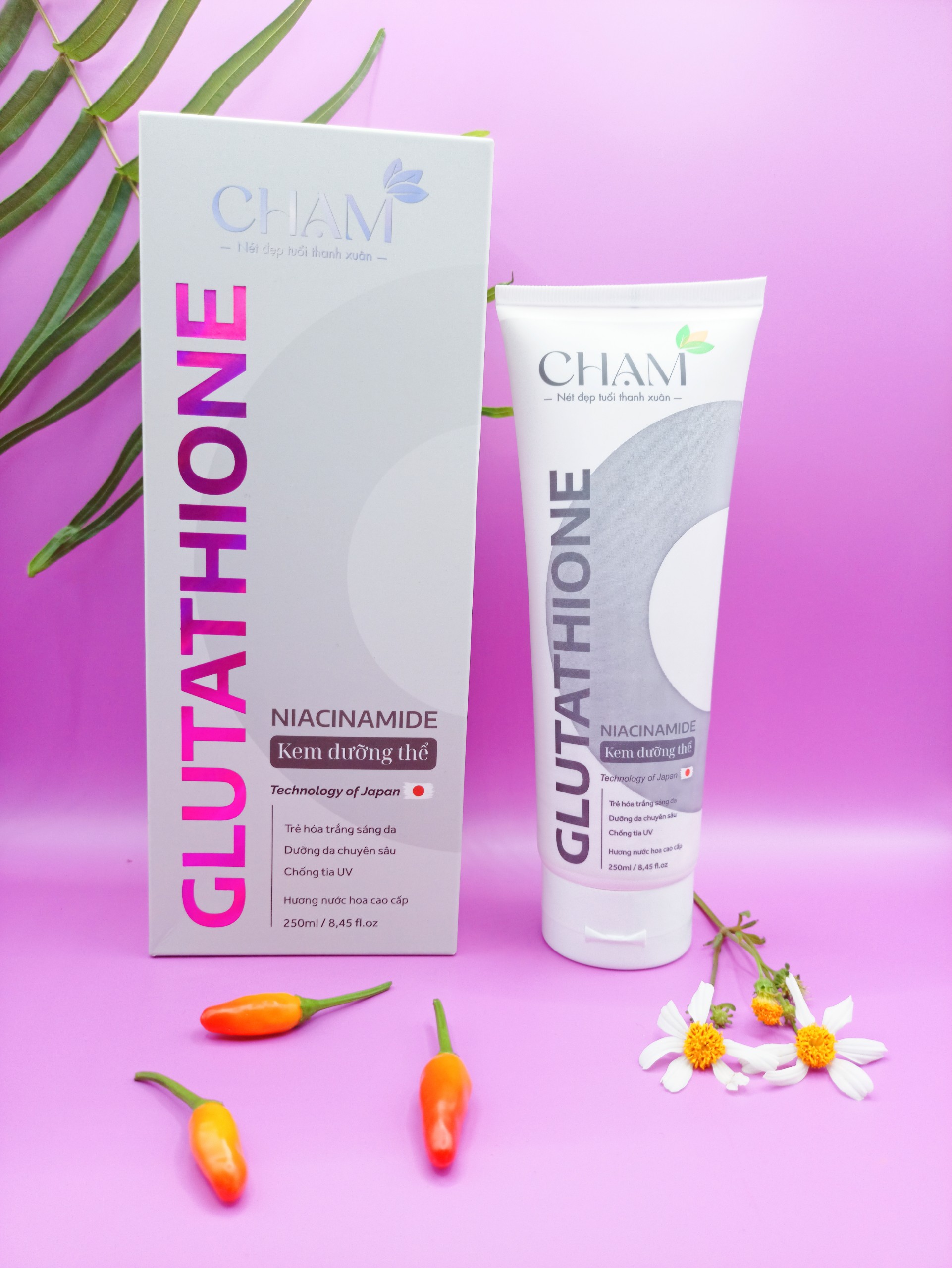 Kem dưỡng thể Glutathione Niacinamide