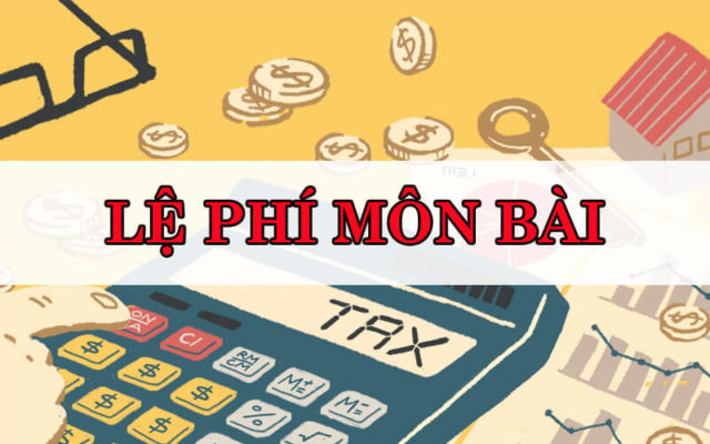 Thủ tục khai lệ phí môn bài