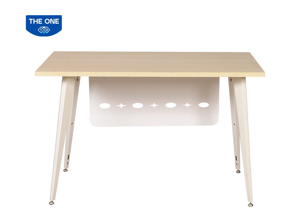 Bàn làm việc nhân viên chân sắt yếm tôn LUX120SYC10 - LUX120YC10 - LUX140YC10 - LUX160YC10