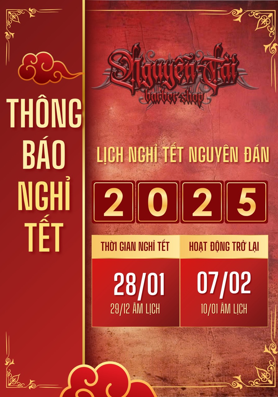 THÔNG BÁO LỊCH NGHỈ TẾT NGUYÊN ĐÁN
