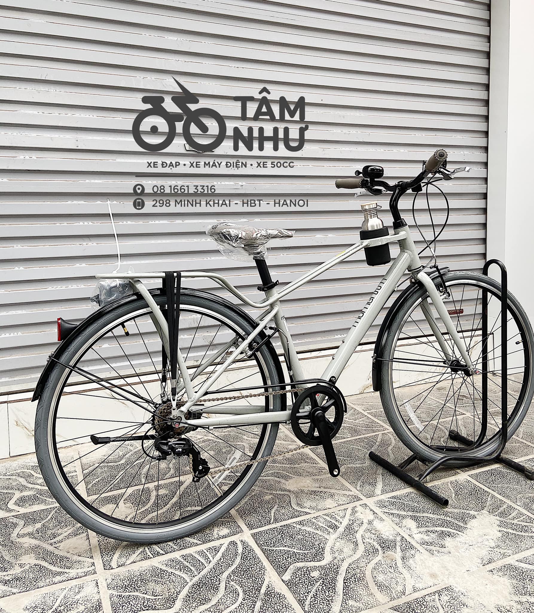 Xe Đạp Thời Trang Giant momentum  INEED MOCHA LTD-2023