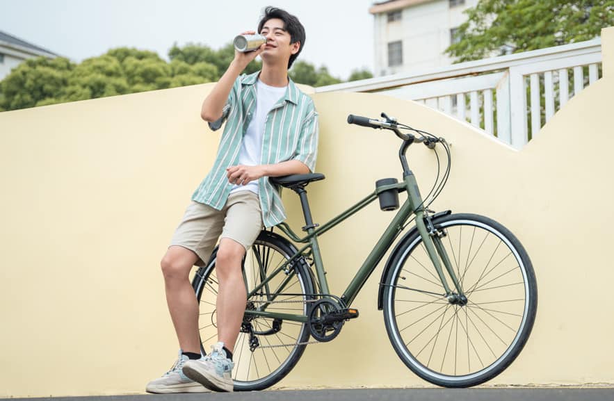 Xe Đạp Thời Trang Giant momentum  INEED MOCHA LTD-2023