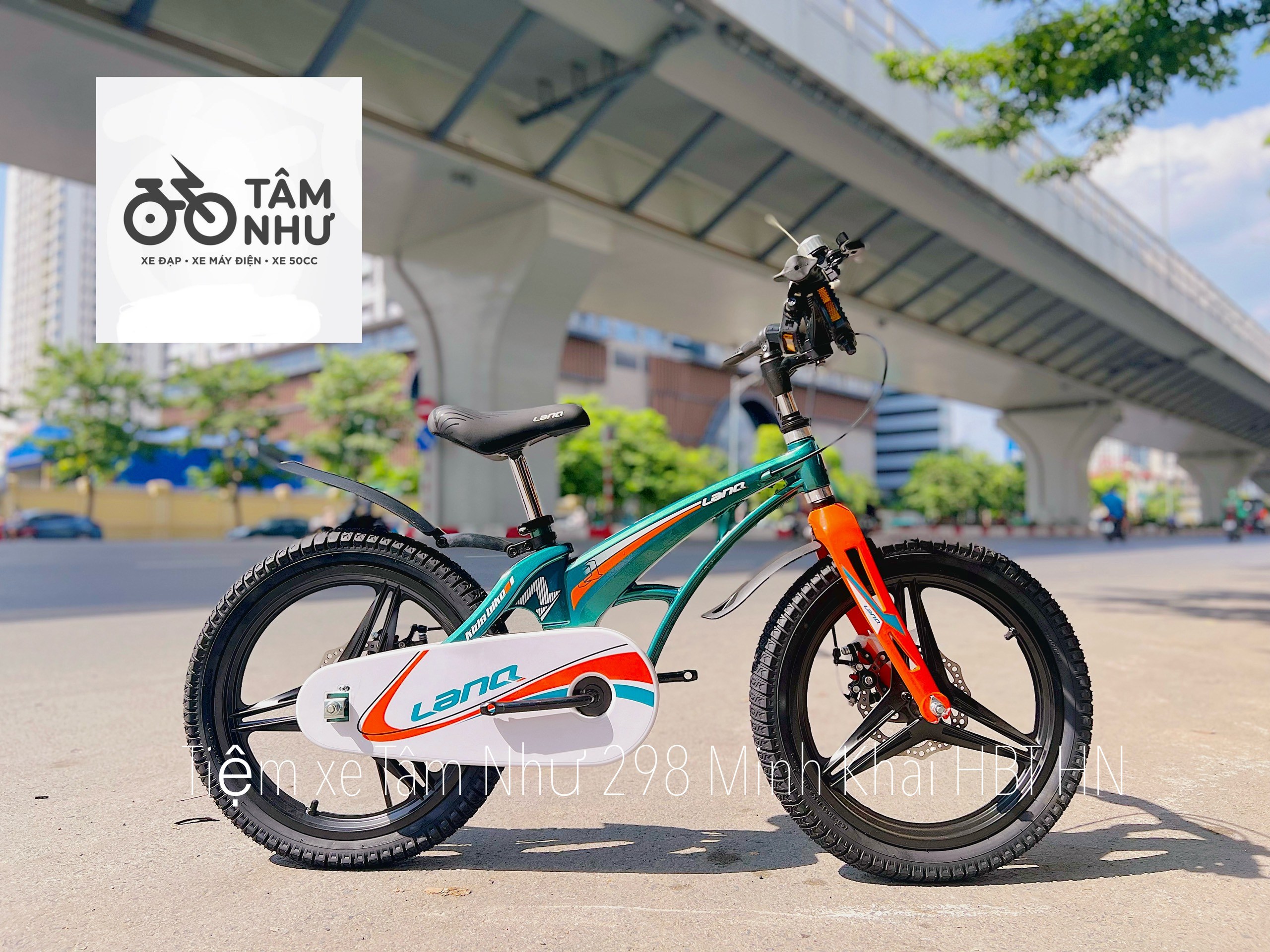 Xe Đạp Trẻ Em LanQ 46 - Xanh Rêu 16 INCH