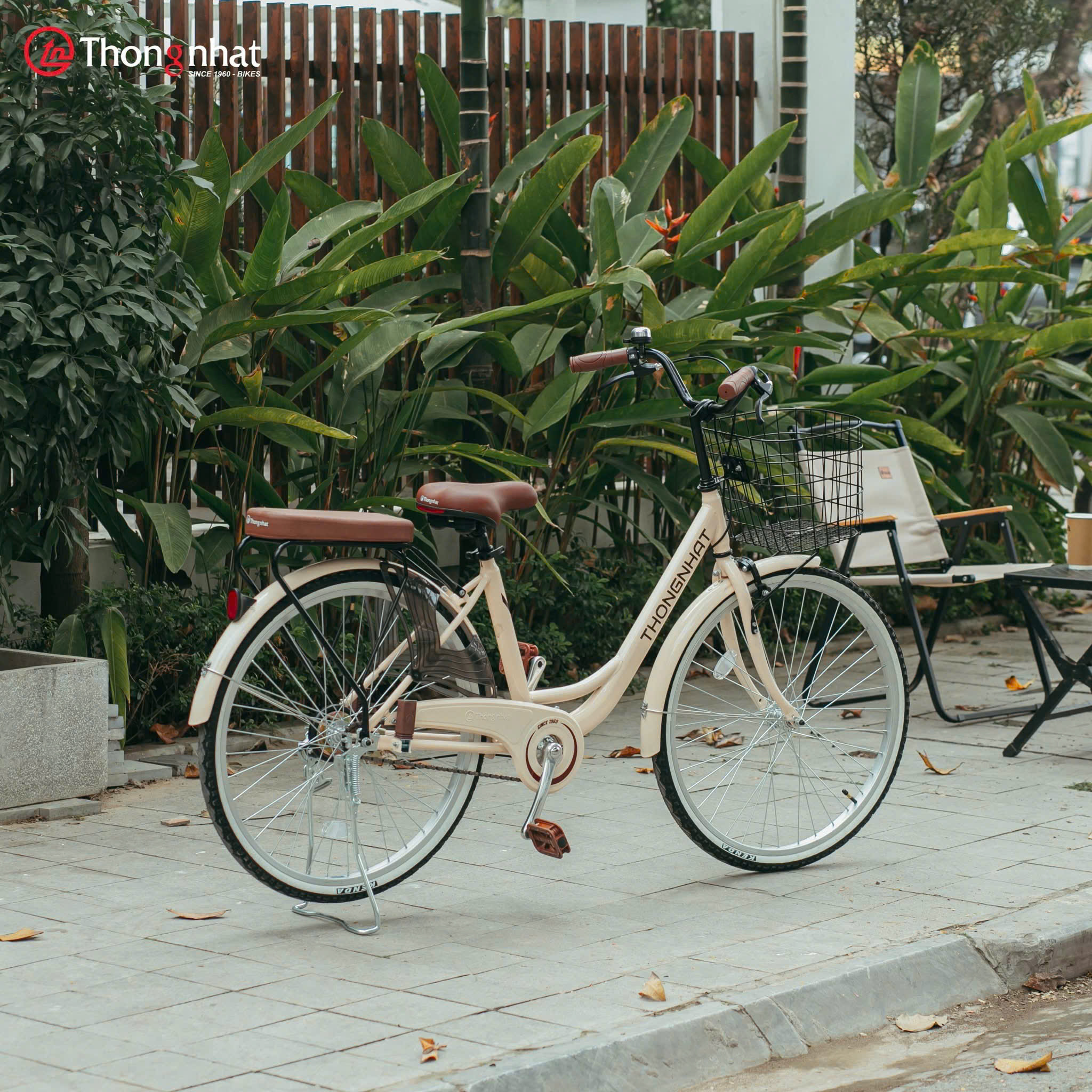Xe Đạp Mini Thống Nhất LD 26" - Hồng Pastel