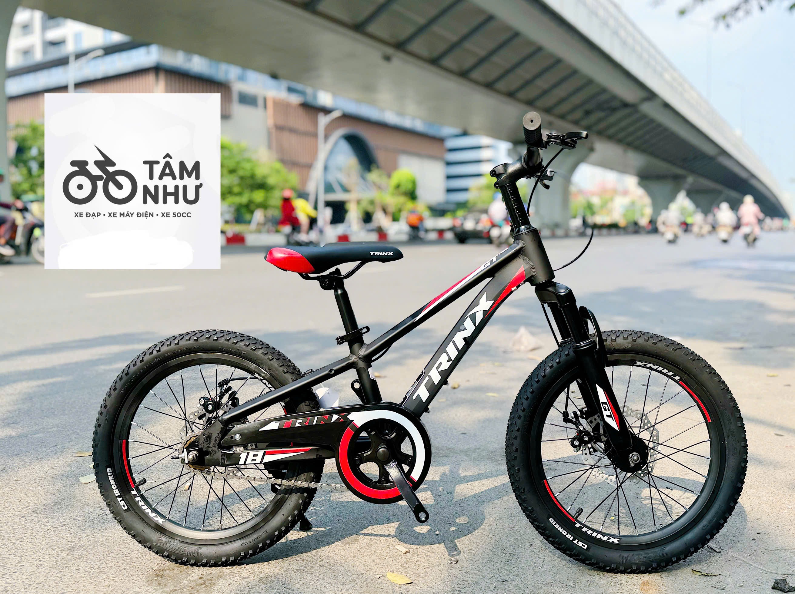 Xe đạp Trẻ Em Trinx GT 18 INCH - Cam
