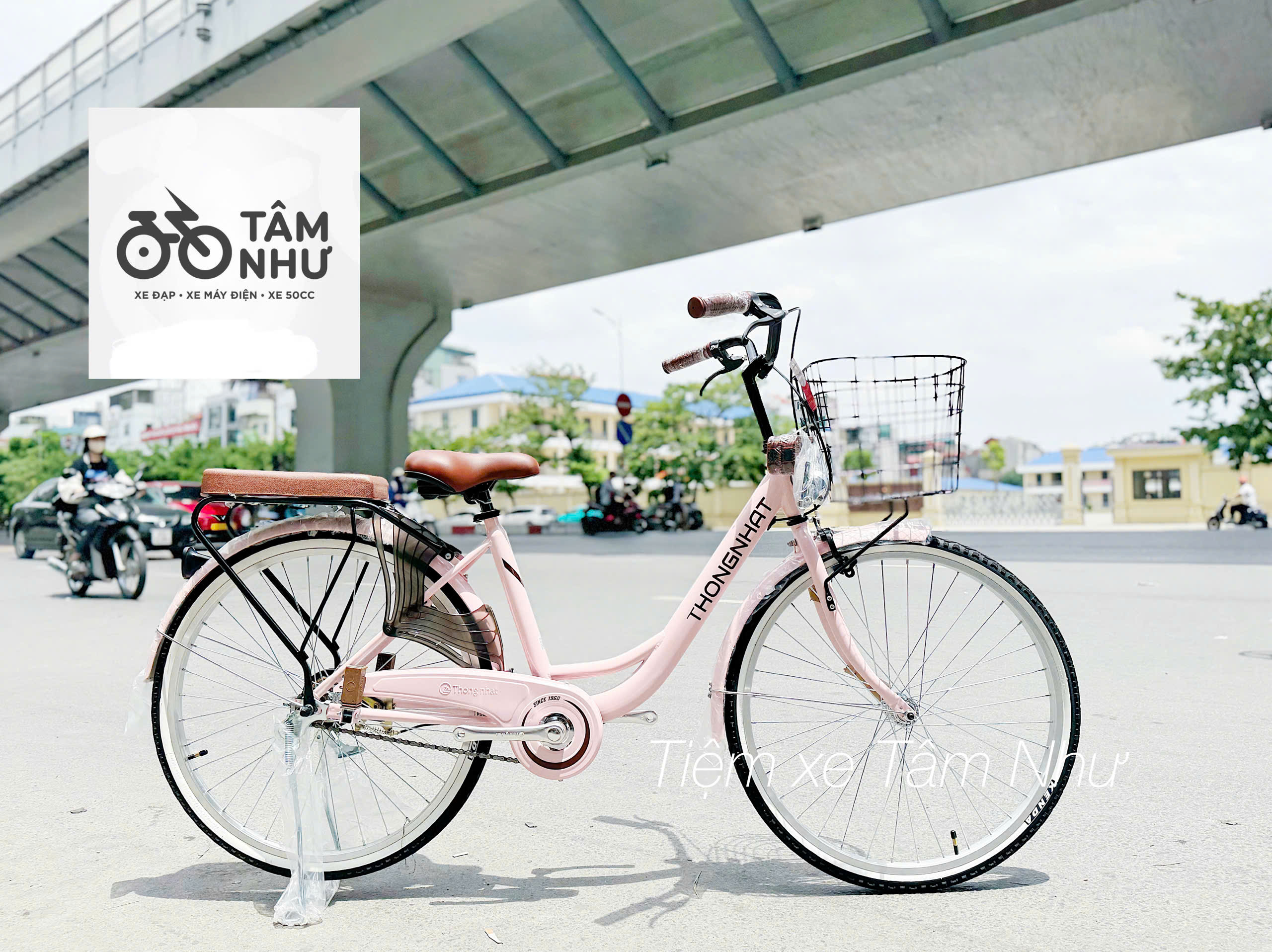 Xe Đạp Mini Thống Nhất LD 26" - Xanh Pastel