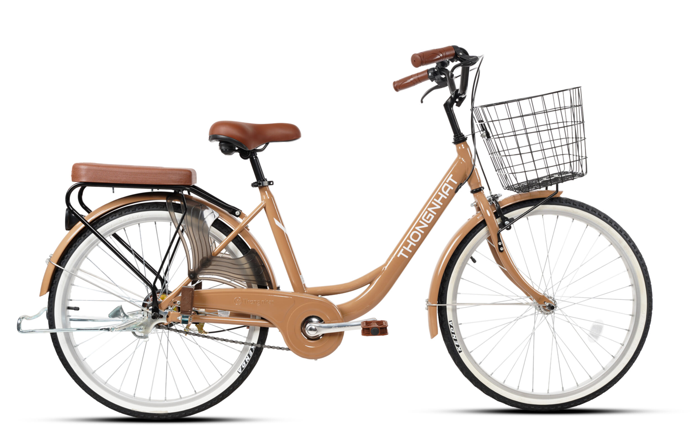Xe Đạp Mini Thống Nhất LD 24" - Kem