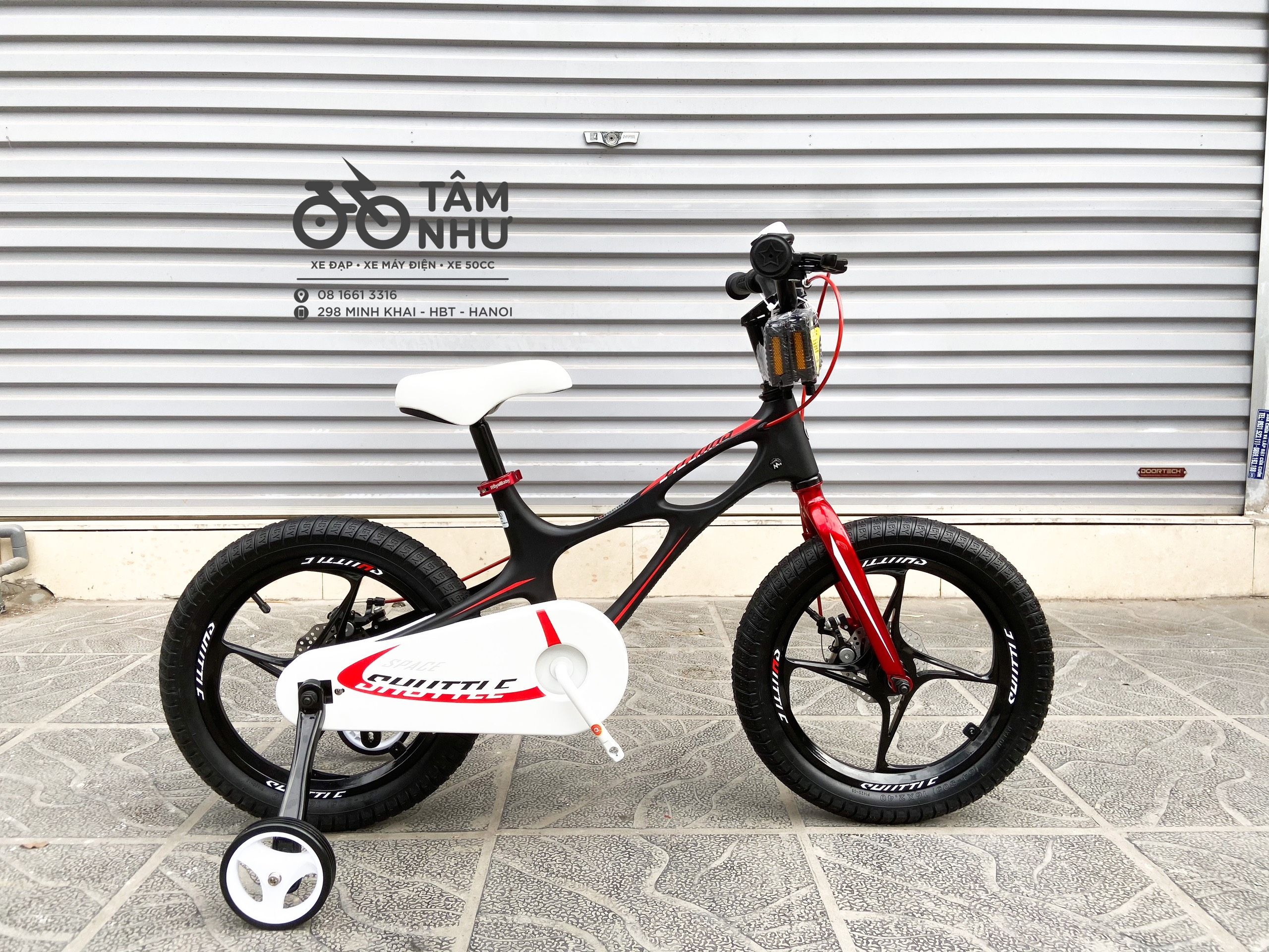 XE ĐẠP TRẺ EM ROYALBABY SHUTTLE - Đen 14 INCH