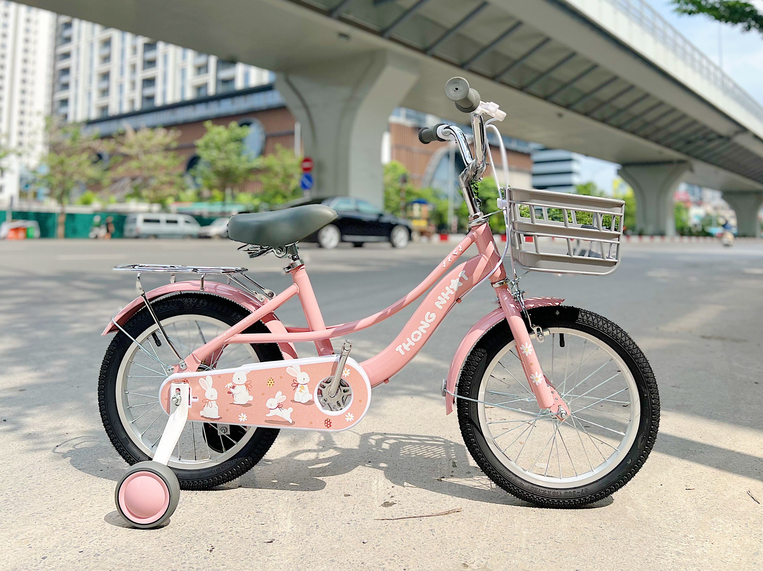 Xe Đạp Trẻ Em Thống Nhất BUNNY - Hồng 12 NICH