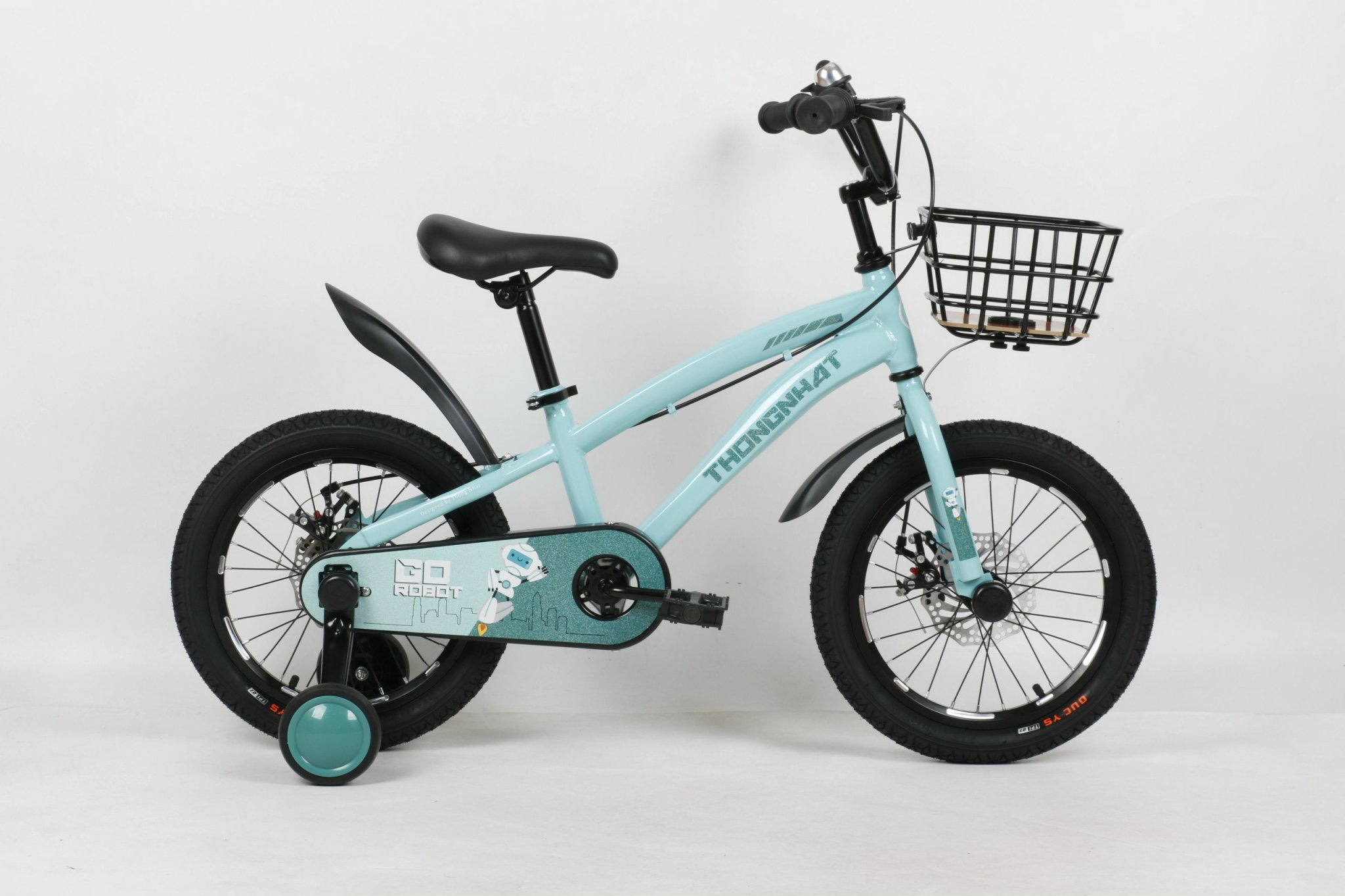 Xe Đạp Trẻ Em Thống Nhất ROBOT - Xanh 16 INCH