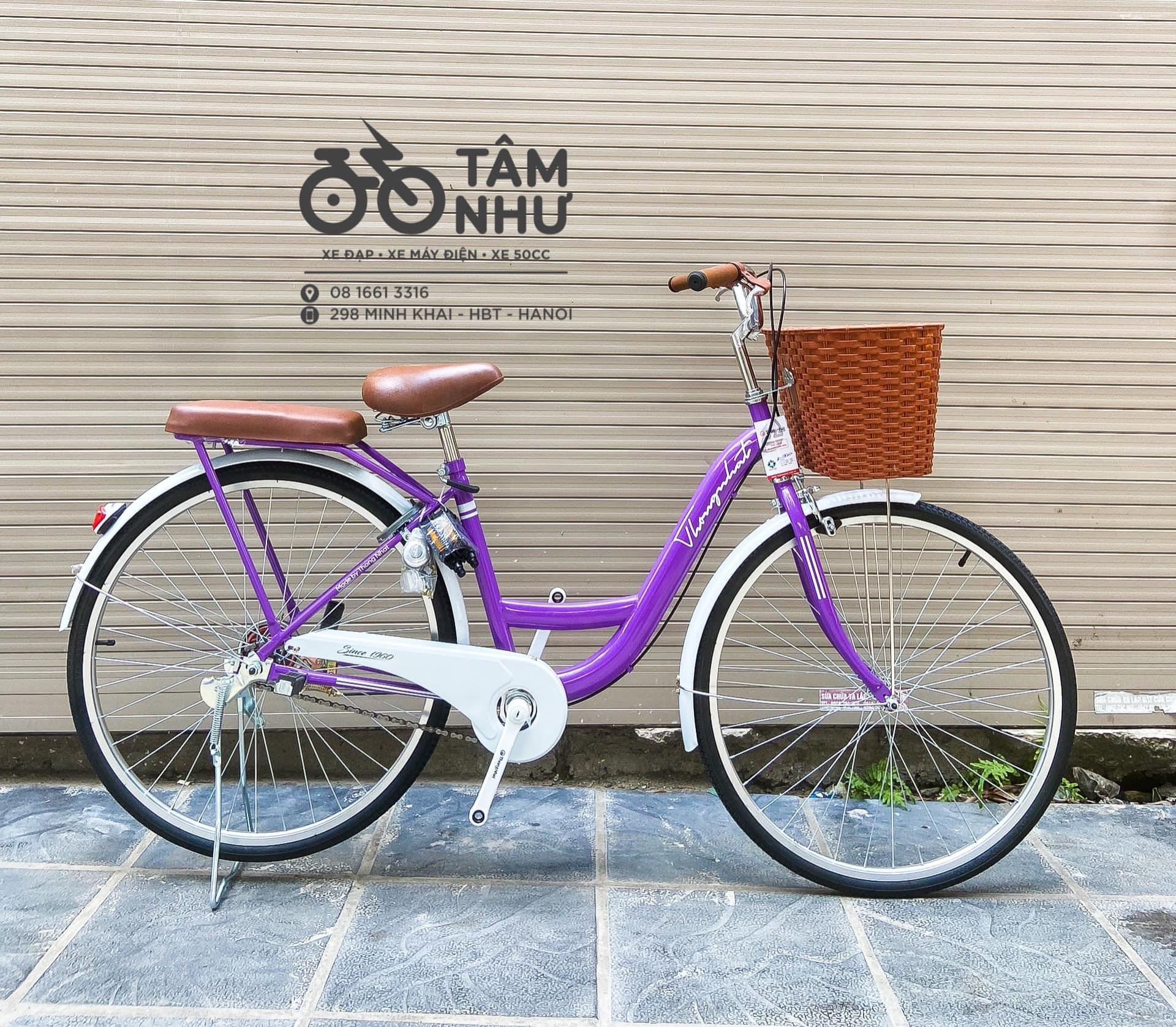 Xe Đạp Mini Thống Nhất New 24" - Đỏ