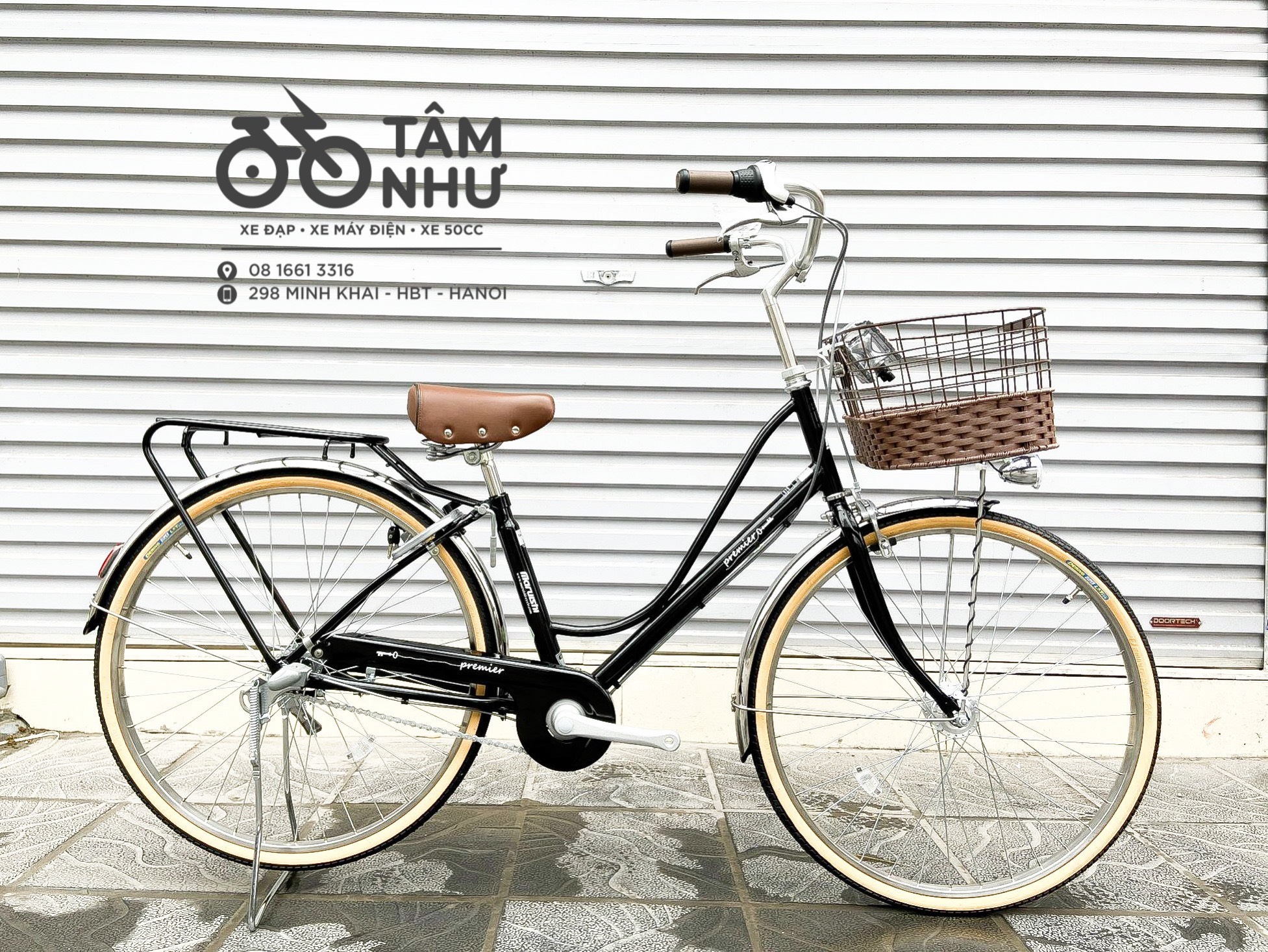 Xe Đạp Mini Nhật - Premier PEP263E- Xanh