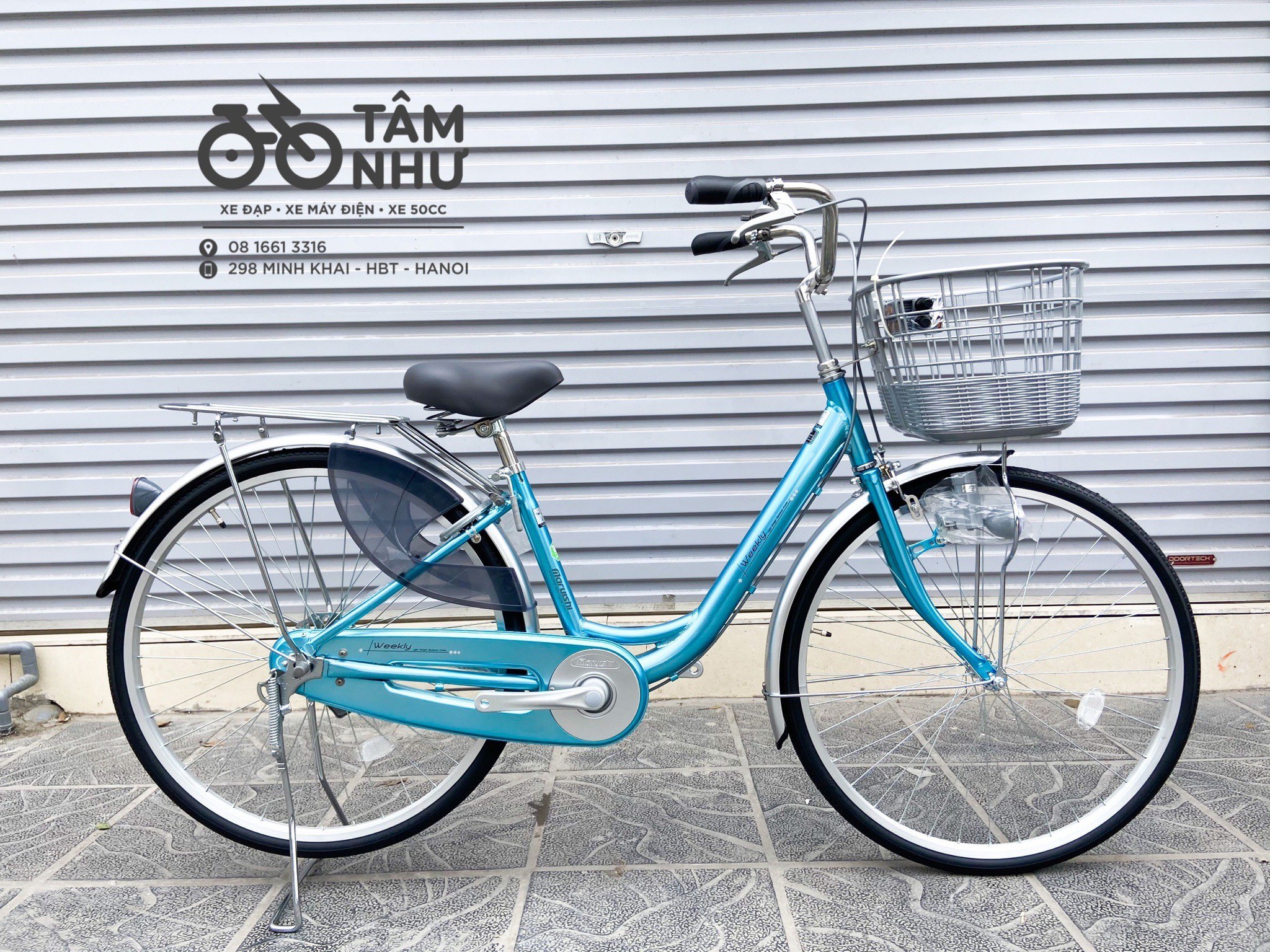 Xe Đạp Mini Nhật - WEA 2611- Đỏ Mận