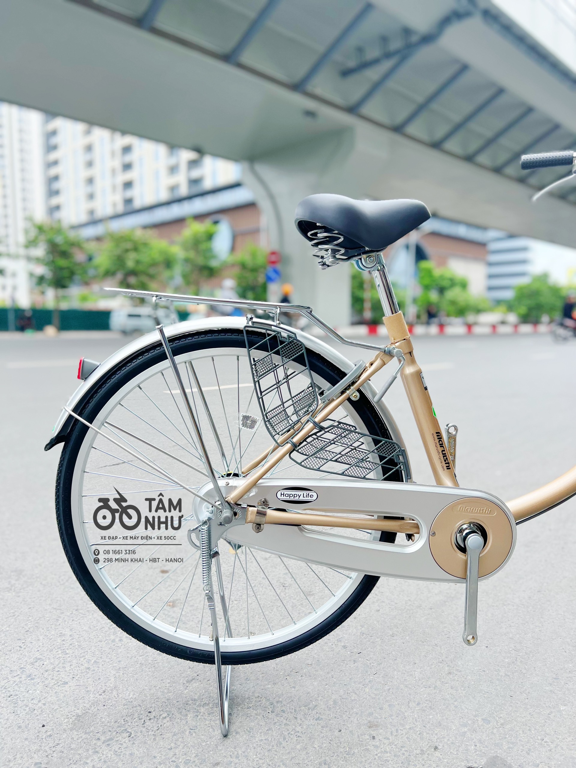 Xe Đạp Mini Nhật - WEA 2411 ( Dành cho người < 1m40 ) Bạc