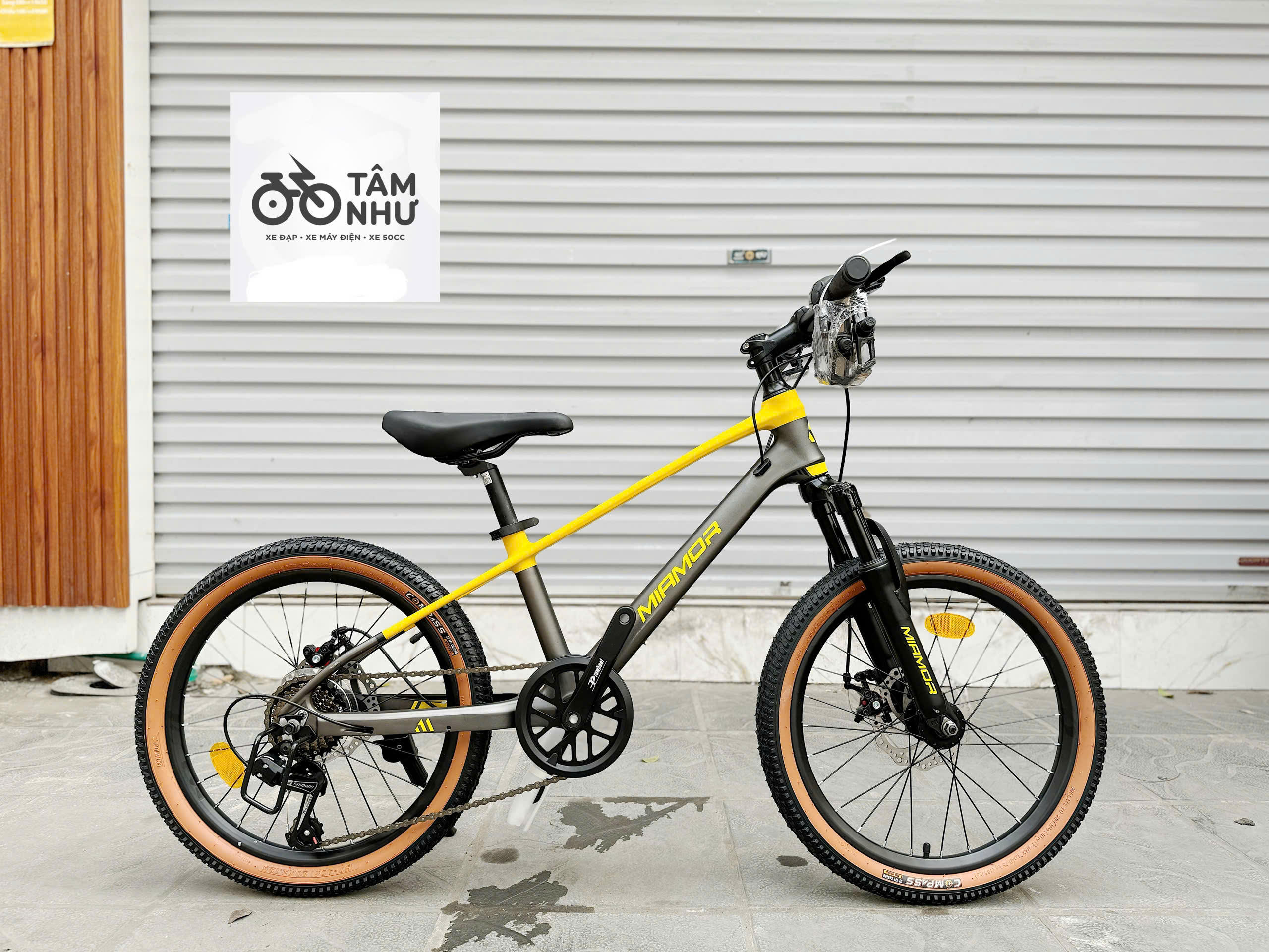 XE ĐẠP TRẺ EM MIAMOR THUNDER - Xám Đỏ 20 INCH