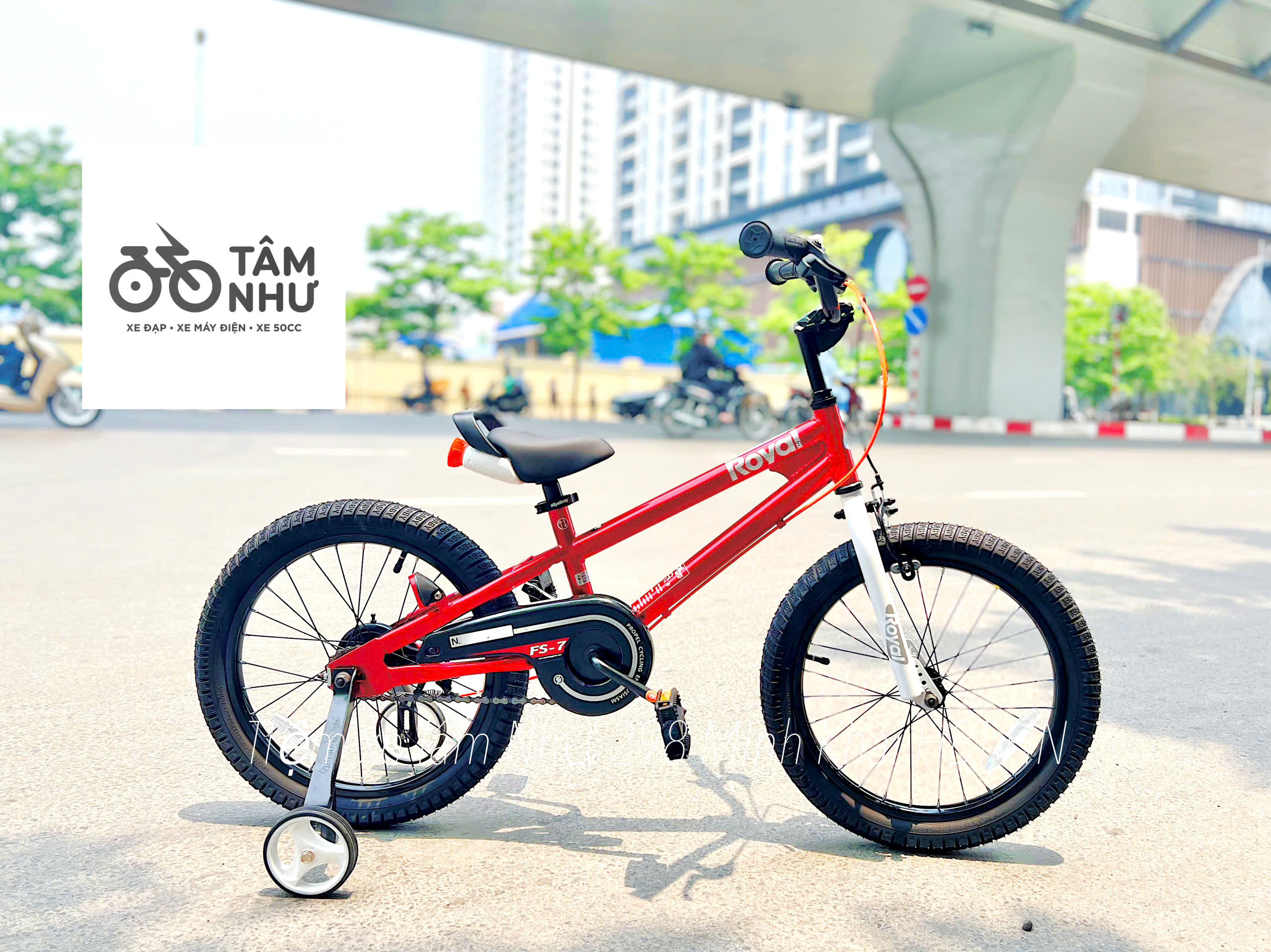 XE ĐẠP TRẺ EM ROYALBABY FREESTYLE - Đỏ 16 INCH