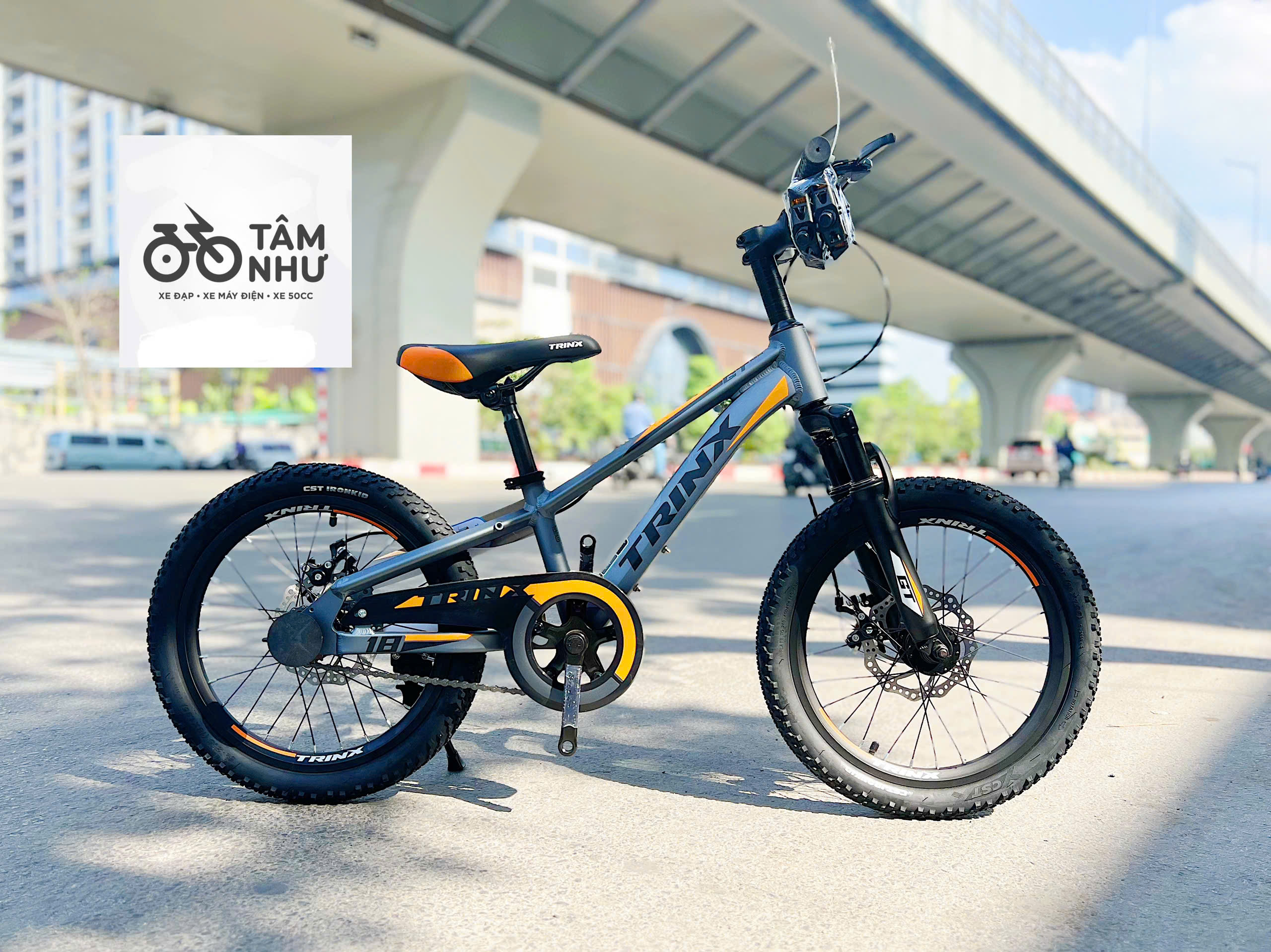 Xe đạp Trẻ Em Trinx GT 18 INCH - Cam