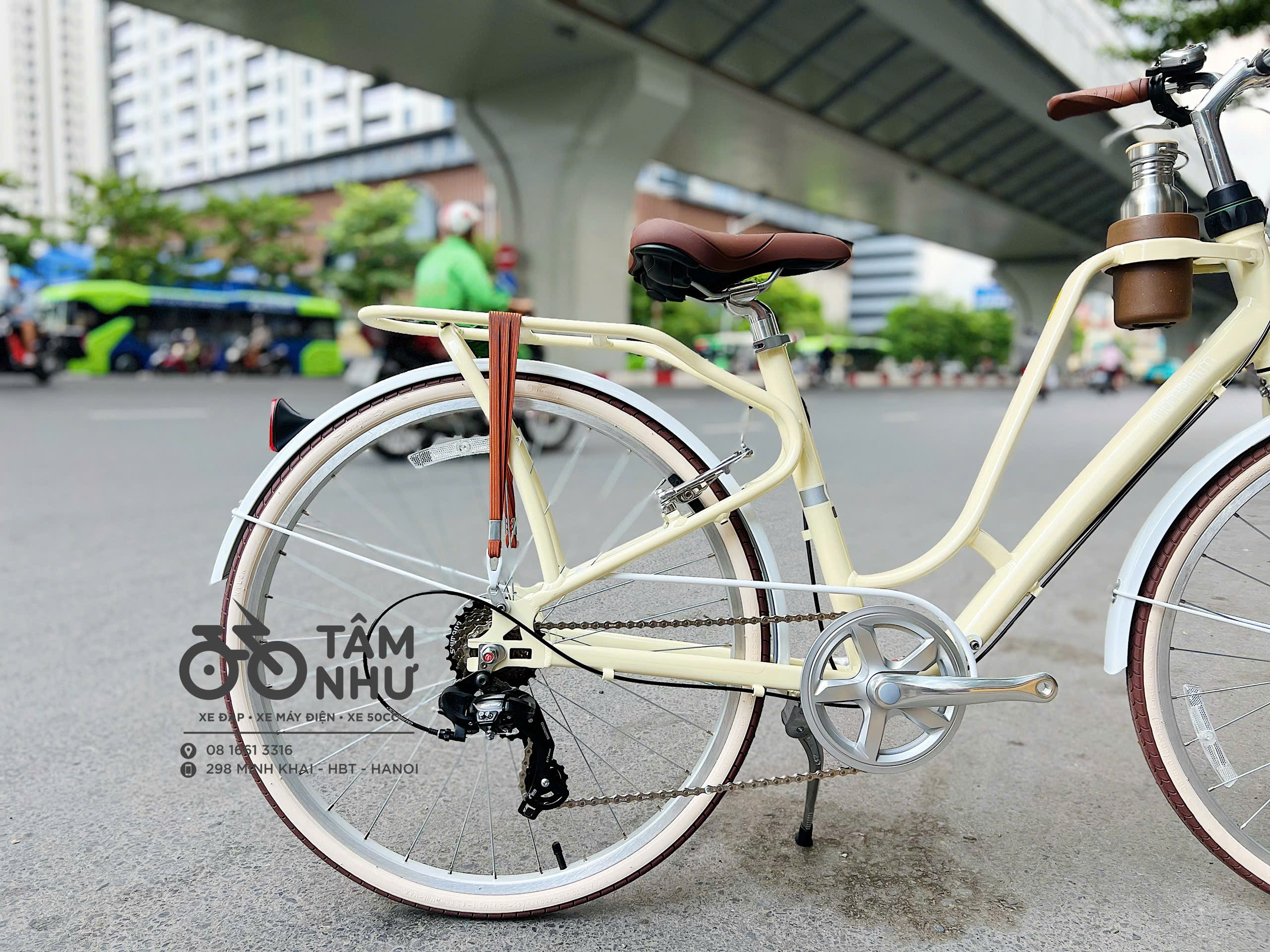 Xe Đạp Thời Trang Giant momentum ineed latte 2025-  Xanh lá