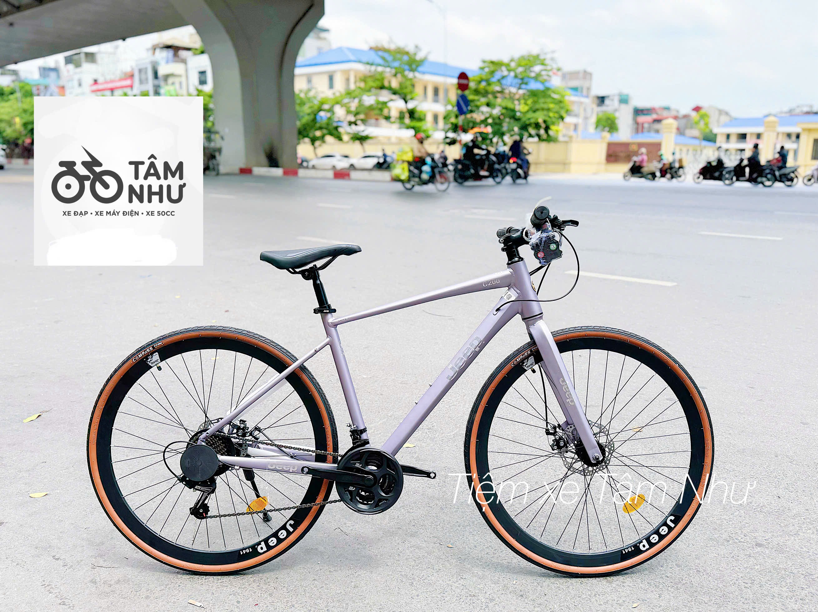 Xe Đạp Thể Thao Touring Jeep C200 2024 Bánh 700c