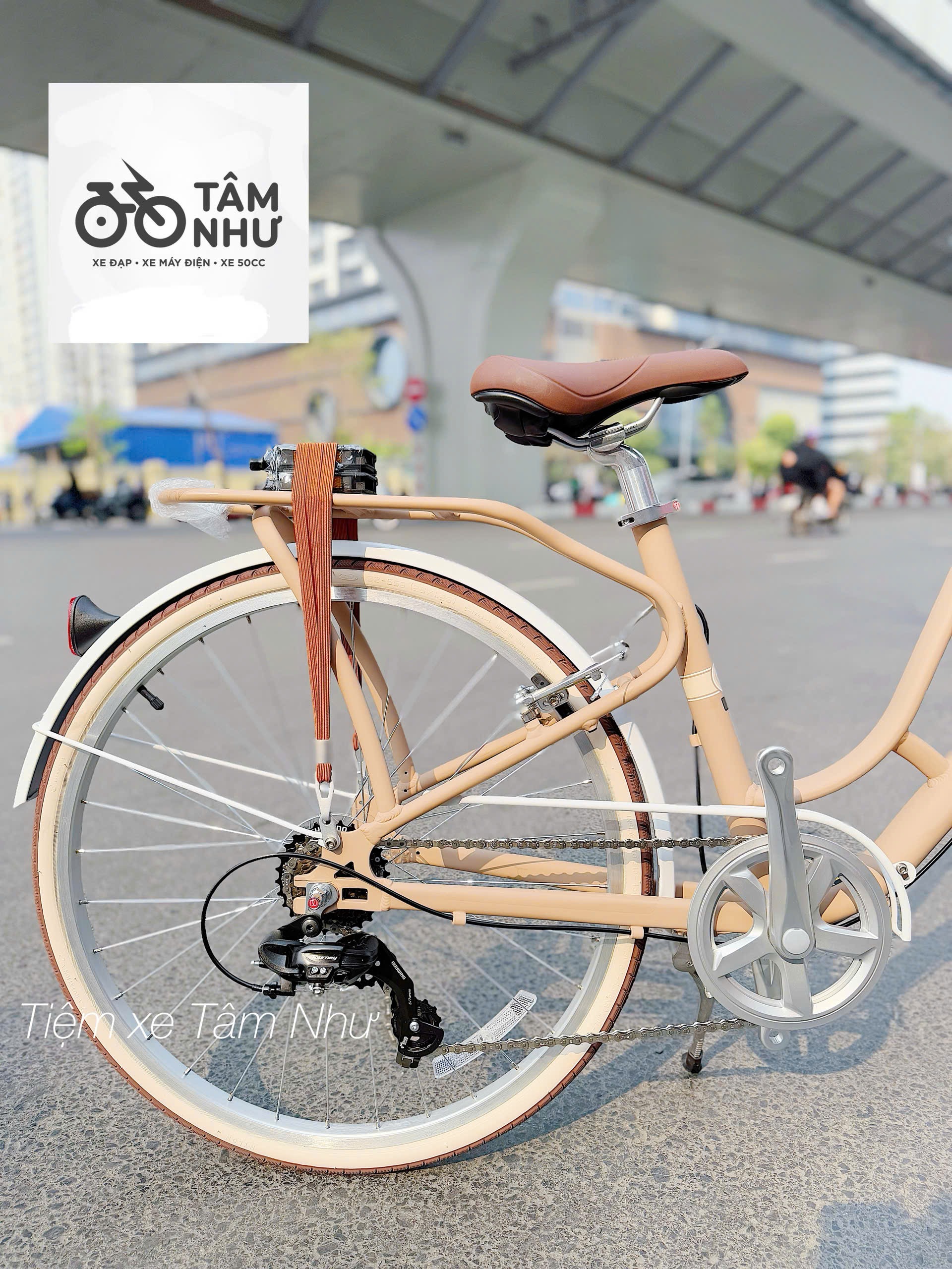 Xe Đạp Thời Trang Giant momentum ineed latte 2025-  Xanh lá