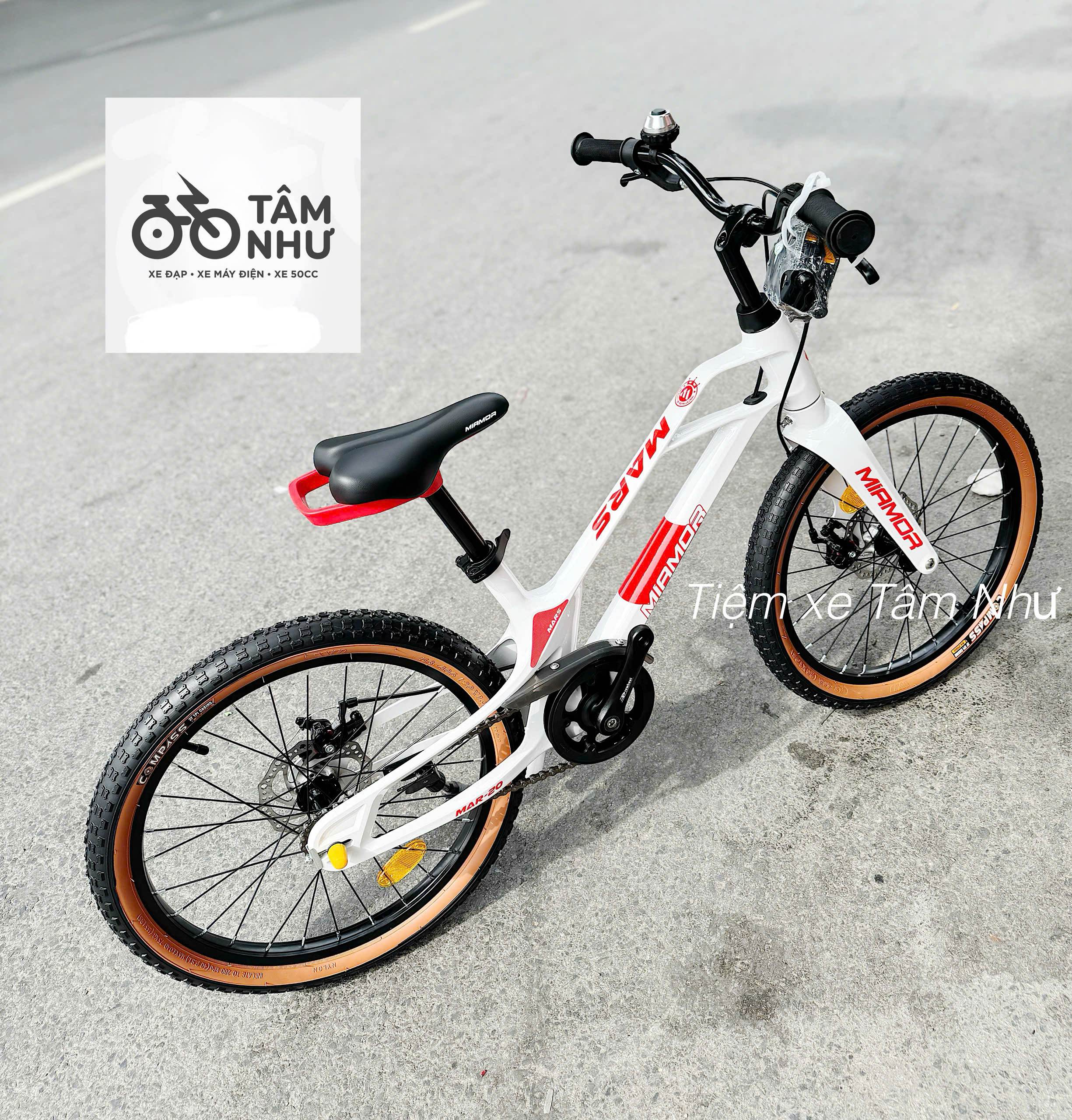 XE ĐẠP TRẺ EM MIAMOR MARS 20 INCH  - Trắng